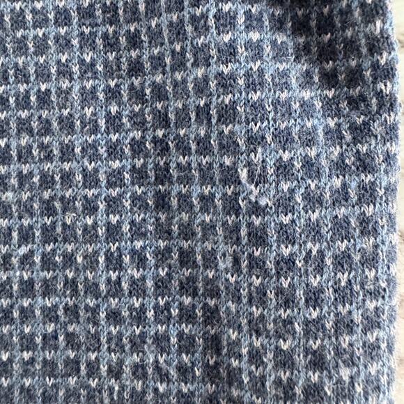 Saks Fifth Avenue Sweater Womens L Blue Silk Cashmere Crew Neck Long Sleeves - Picture 7 of 11